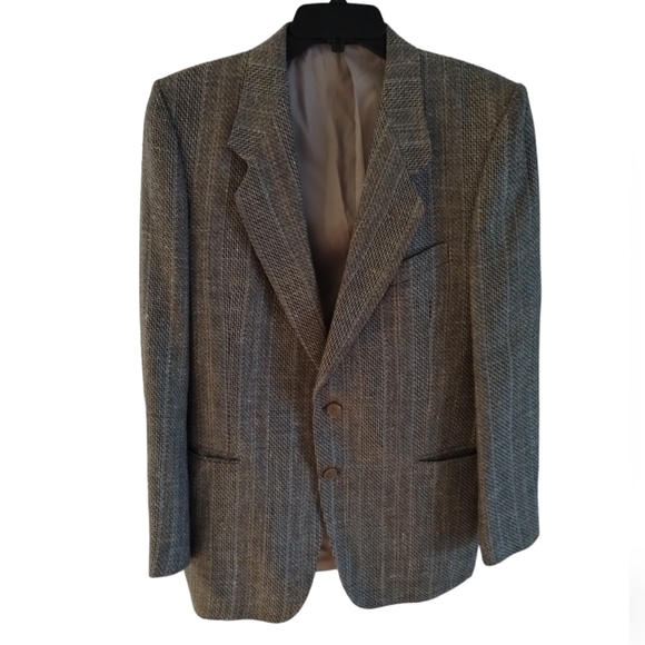 GIL PETRI TESSUTO WOOL BLEND JACKET BLAZER - SIZE 40 (R) 2 BUTTON SUIT